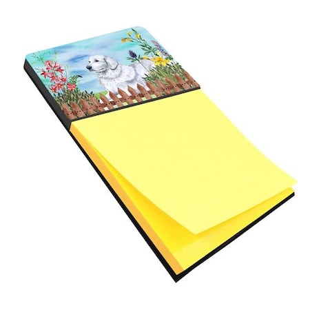 Carolines Treasures Carolines Treasures CK1237SN Maremma Sheepdog Spring Sticky Note Holder CK1237SN